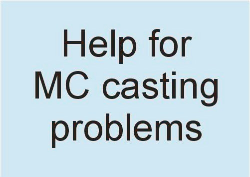 Hilfe für Gießproblemen MC Serie