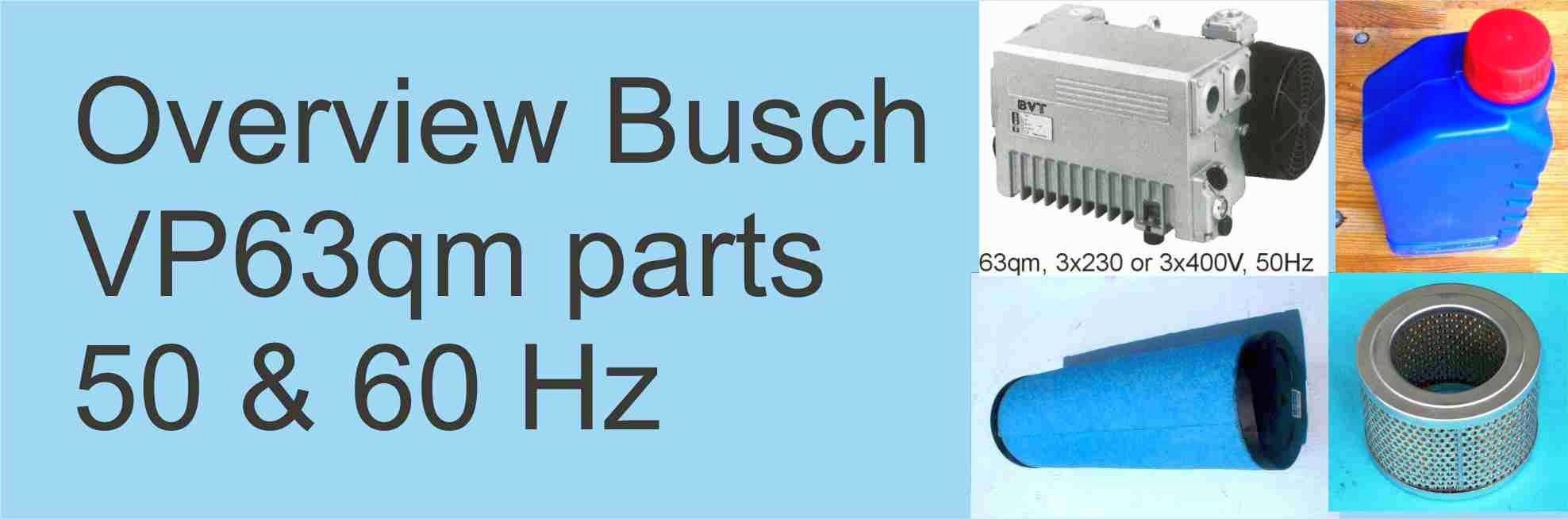 Wir benötigen eine Teileliste für die Vakuumpumpe