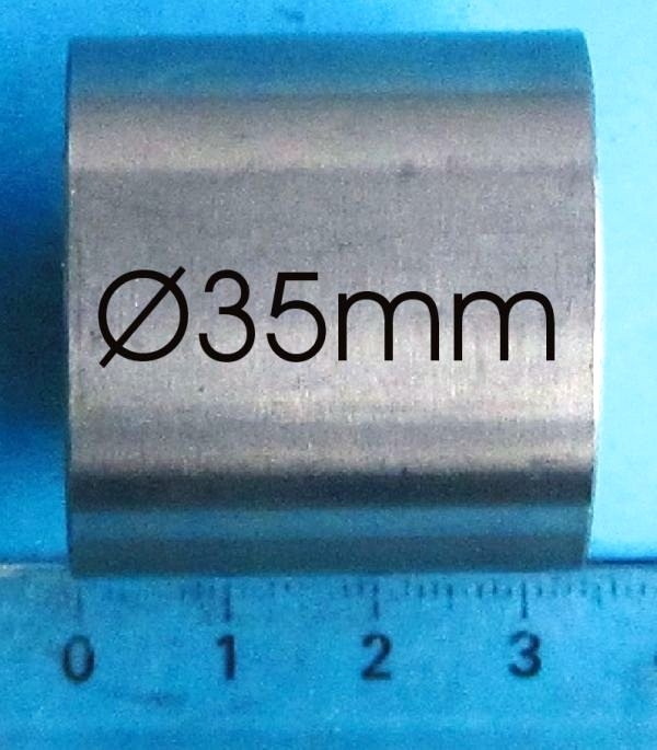 Edelstahlstäbe 250g Legierung 1.4301 Ø=35mm l=32,5