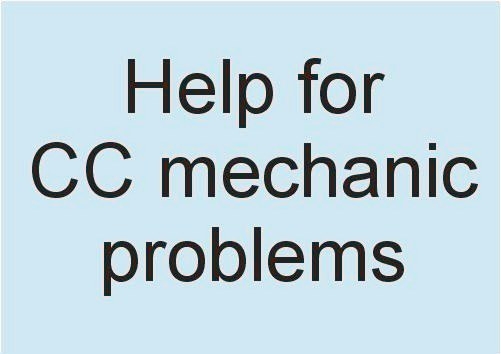 Hilfe für Mechanikproblemen CC Serie