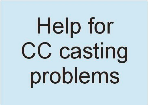 Hilfe für Gießproblemen CC Serie